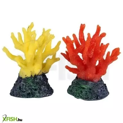 Korall akvárium dekoráció - sh197d natural color (12x10x12cm)