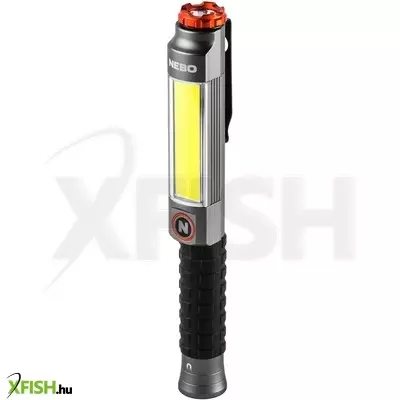Nebo ne1041 big larry 3, zseblámpa és szerelőlámpa, 600 lm - 40 lm, övcsipesz, mágneses, direct-to-red