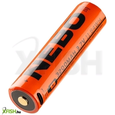 Nebo neb-bat-0005-g akkumulátor, li-ion 18650, 3200 mah kapacitás, 3,7 V