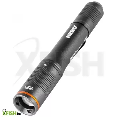 Nebo neb-poc-0006-g columbo 100 zseblámpa, 100 lm - 35 lm, ip67, 4x zoom, acél zsebcsipesz