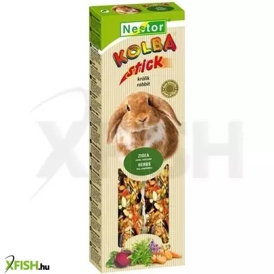 Nestor Dupla Rúd Nyúlnak Gyógynövény+Széna+Zöldség 115gr