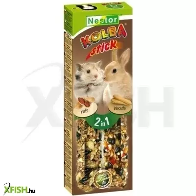Nestor Dupla Rúd Rágcsálónak Mogyoró+Biscuit 115gr