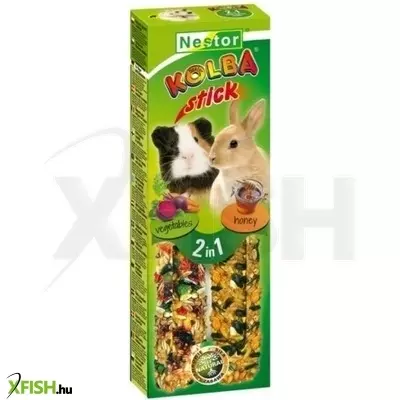 Nestor Dupla Rúd Rágcsálónak Méz+Zöldség 115gr