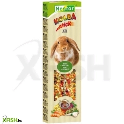 Nestor Rúd XXL Nagy Rágcsálónak És Nyúlnak Méz Zöldség 165g