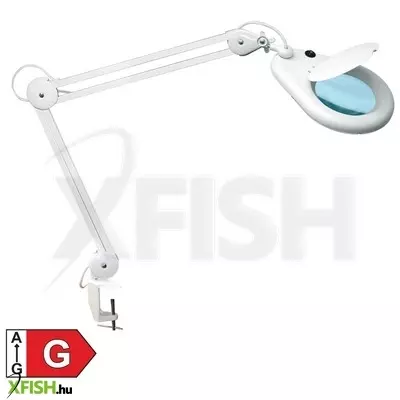 Sma home nkl 01 nagyítós lámpa, 22 w, asztallapra szerelhető, 900 lm, 3 vagy 5 dioptria nagyítás