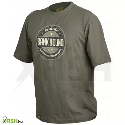 Prologic Bank Bound Badge Póló Zöld Tea Színű Xxl