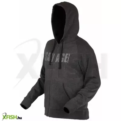 Savage Gear Simply Savage Zip Kapucnis Pulóver S