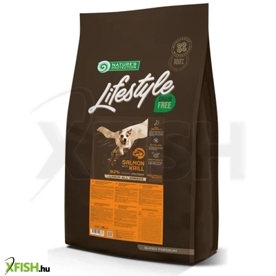 natures protection lifestyle dog száraztáp gf salmon with krill junior 10000g