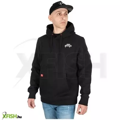 Fox Ragewear Hoody Kapucnis Horgász Pulóver Fekete M