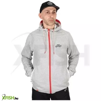 Fox Rage Voyager Hoody Kapucnis Horgász Pulóver Világos Szürke S