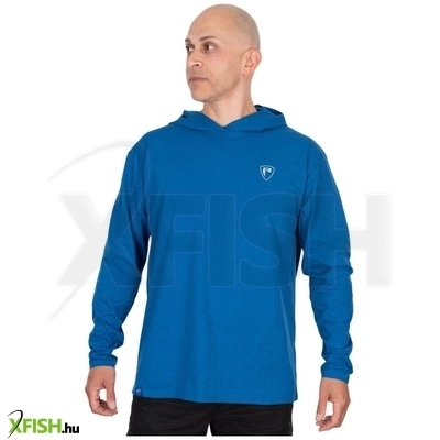 Fox Rage Blue Hooded Uv Hosszú Ujjú Poló S