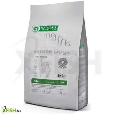 Natures Protection Superior Care Száraztáp White Dog Grain Free Adult Insect Small 1500g