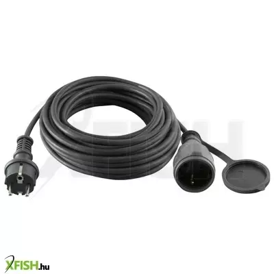 Home nv715bk hosszabbító gumikábel, 15 méter, h07rn-f, zárófedéllel, max. 3500 w, ip44, fekete