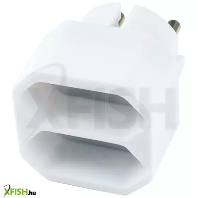 Home nv 1/wh hálózati elosztó, 2 euro aljzat gyermekvédelemmel ellátva, 2x500w, fehér
