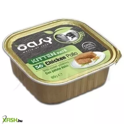 Oasy cat alutálka GF adult pork with pumpkin 85g, 19 db/csomag