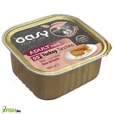 Oasy cat alutálka GF adult turkey with beet 85g, 19 db/csomag