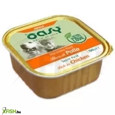 Oasy dog alutálka tasty paté adult chicken 150g, 11 db/csomag