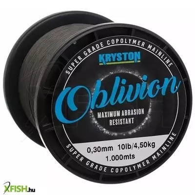 Kryston Oblivion Super Grade Monofil Zsinór 1000m 0,40mm 20Lbs Dark Silt Iszap