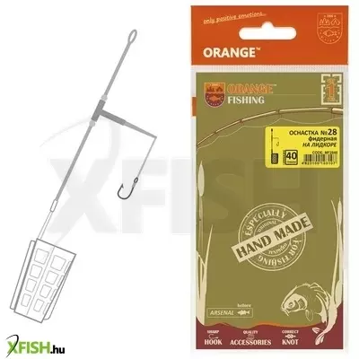 Life-Orange Rig ''Feeder (On Leadcore)'', (1 Hook, #6), 30G Feeder Szerelék