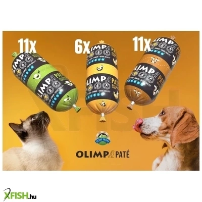 olimp paté 200g mix box marhamáj kacsa+zöldség csirke+máj 28db/karton