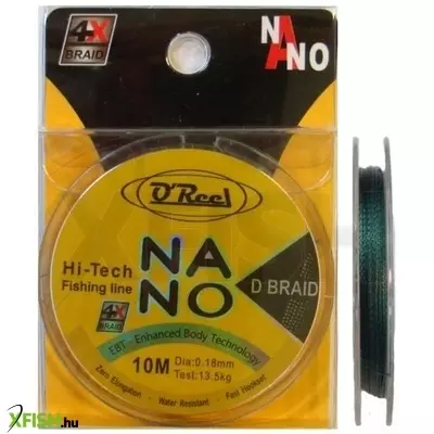 O'Reel Nan'O D Braid Fonott Előkezsinór 10M 0,33