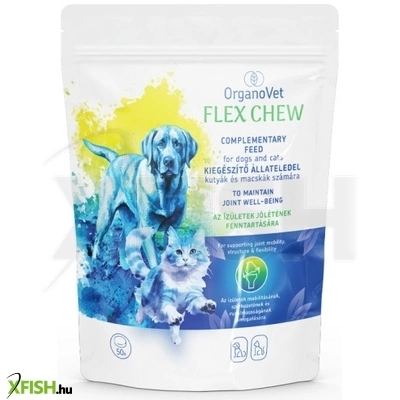Organovet Flex 50x Chew Izületvédő Kutyák Macskák Részére