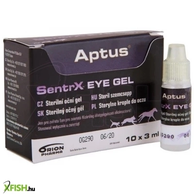 Aptus Sentrx Eye Gél Szemcsepp Kutyák Macskák Lovak Részére 10x3ml