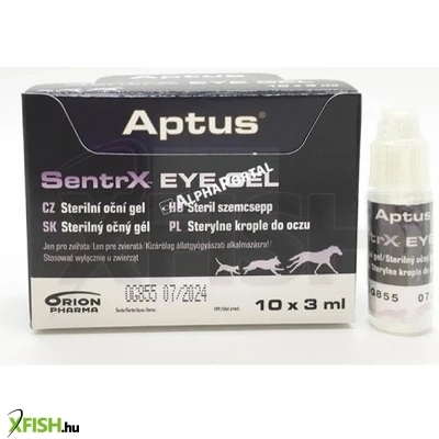 Aptus Sentrx Eye Drop Szemcsepp Kutyák Macskák Lovak Részére 4x10ml