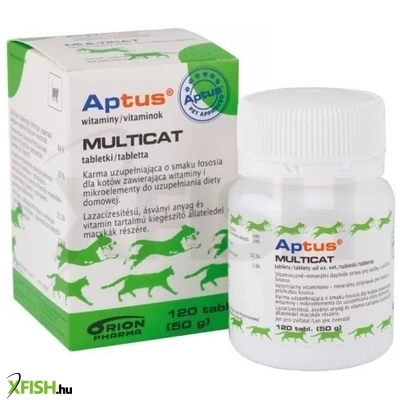 Aptus Multicat Táplálékkiegészítő Tabletta Macskák Részére 120db/csomag