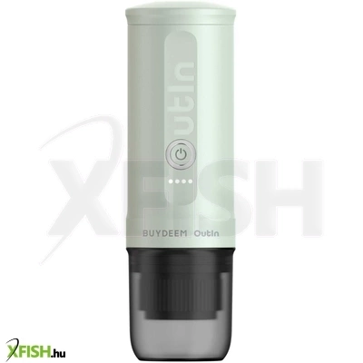Buydeem otem-01-cg nano eszpresszógép, 90 W teljesítmény, 20 bar, 80 ml víztartály, ipx4, acél kivitel, beépített akkumulátor, usb-c