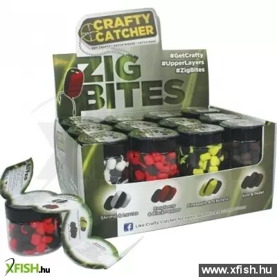 Crafty Zig Bites Mixed csali Pack With Display Box 20G Popup