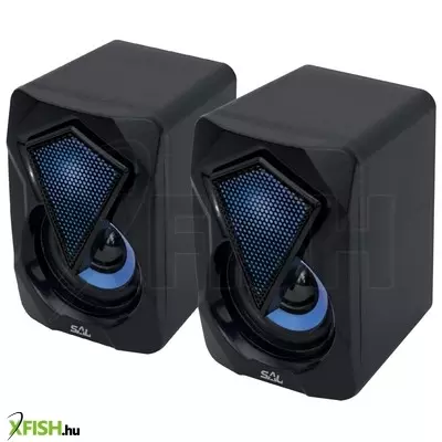 Sal pcs 230 multimédia hangszórópár, 2x3 w, rgb LED effekt, aux, bt, USB tápkábel