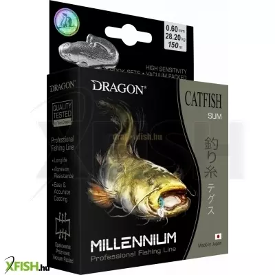 Dragon Millenium Catfish Harcsázó zsinór 200M 0,40Mm 13,75 kg