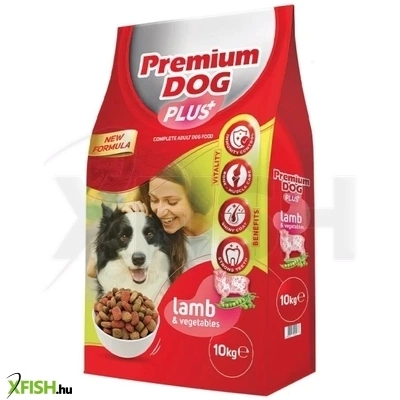 Premium Dog Plus Száraztáp Lamb Vegetable Bárány Zöldség 10000g