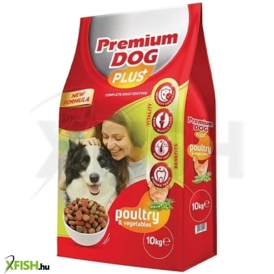 Premium Dog Plus Száraz Poultry Vegetable Szárnyas Zöldség 10000g