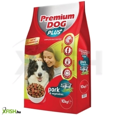 Premium Dog Plus Száraztáp Pork Vegetable Sertés Zöldség 10000g