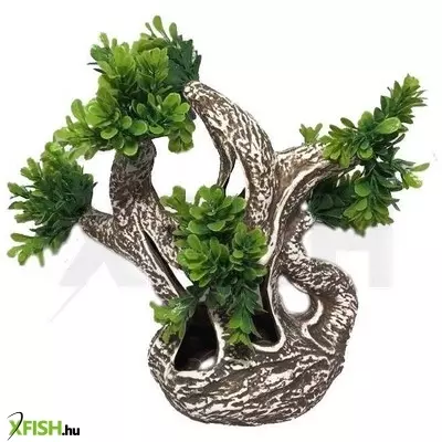 Wodnik bonsai akvárium dekoráció (műnövényes kerámia) - pl260