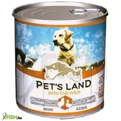 Pets land dog konzerv baromfi 800g
