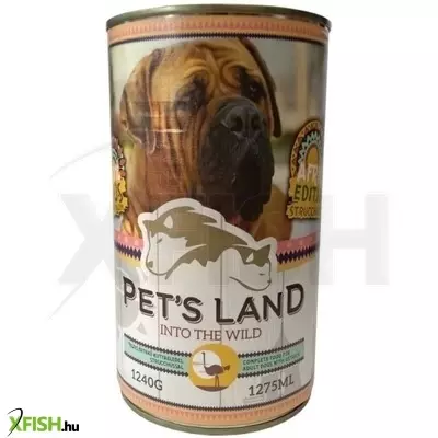 pet s land dog konzerv strucchússal africa edition 1240g