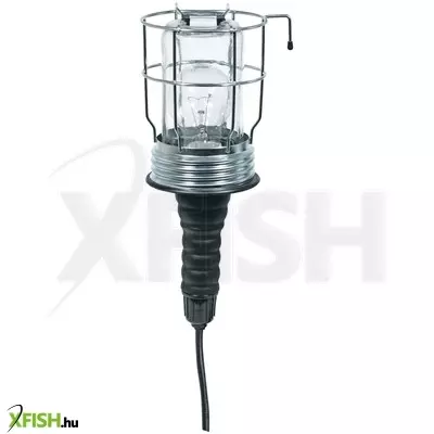 Home pl 20 szerelőlámpa, 60 w, e27, ip54, fém rács, gumi markolat, kettős szigetelés