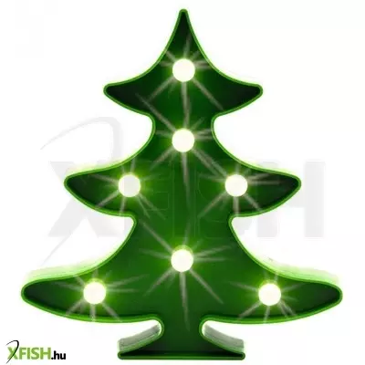 Home plm 7/t led-es asztali dísz, fenyő, 7 db led, műanyag