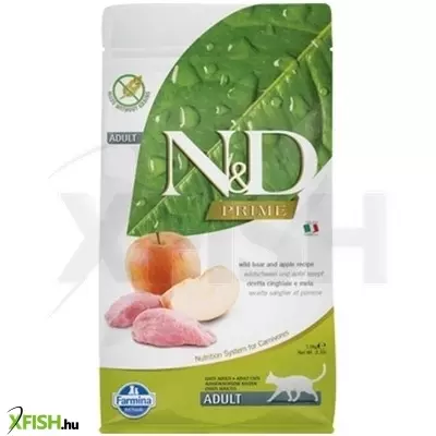 N&d cat prime vaddisznó & alma adult 1,5kg