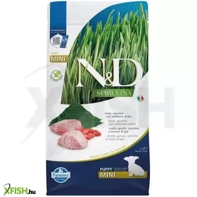 N&d spirulina dog bárány puppy mini 2kg