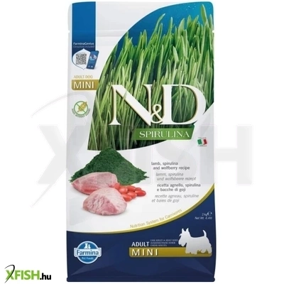 N d Dog Spirulina Száraztáp Bárány Adult Mini 2000g