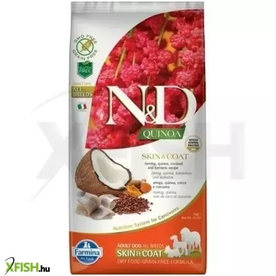 N&d quinoa dog skin & coat hering 7kg