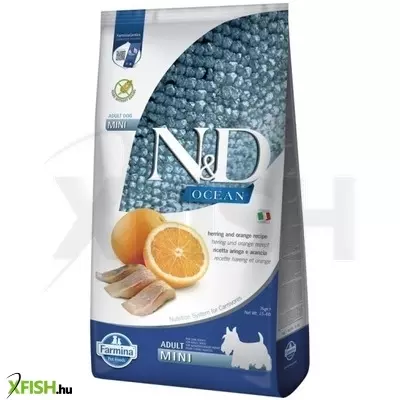 N&d ocean dog hering&narancs adult mini 7kg
