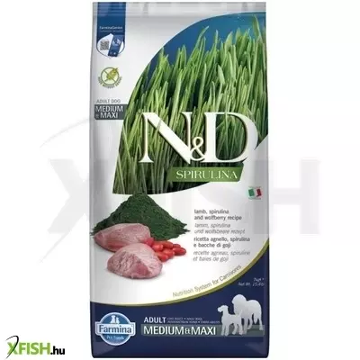 N&d spirulina dog bárány adult medium/maxi 7kg