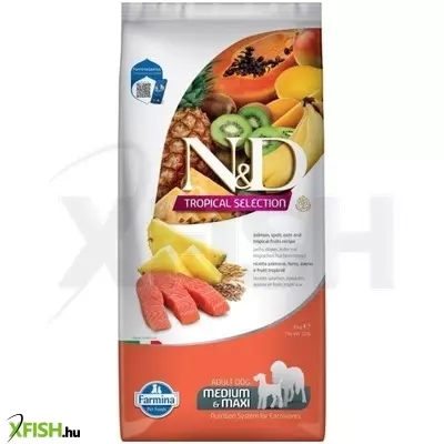 n&d tropical selection dog salmon adult medium/maxi 10kg