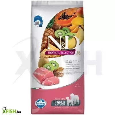 N&d tropical selection dog pork adult medium/maxi 10kg