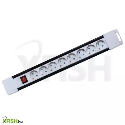 Home pnv 08k/wh hálózati elosztó, 2 m, h05vv-f 3g1,0 mm2 kábel, kapcsolós, ip20 kivitel, 8 aljzat gyermekvédelemmel, max. 3500w, fehér, felakasztható